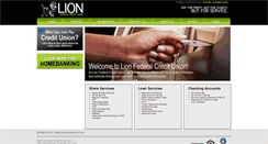 Desktop Screenshot of lioncreditunion.com